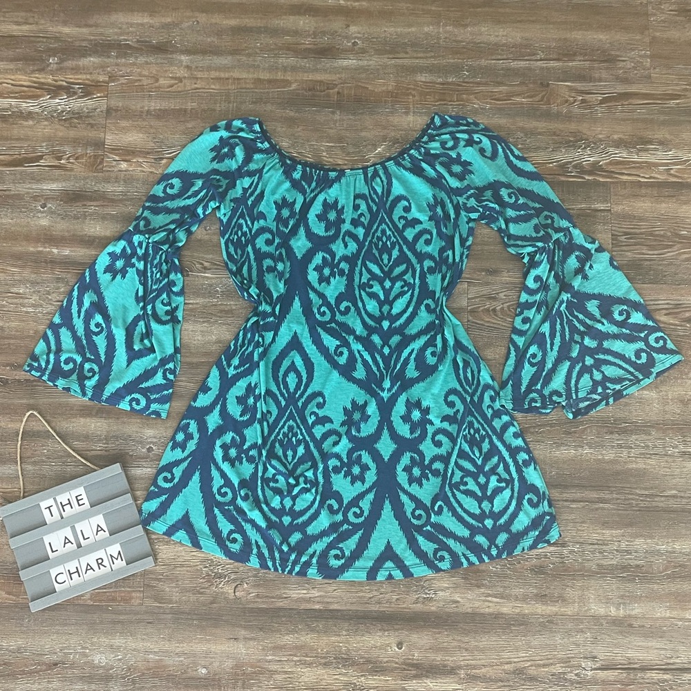 Voll Flared Sleeve Mini Dress sz L